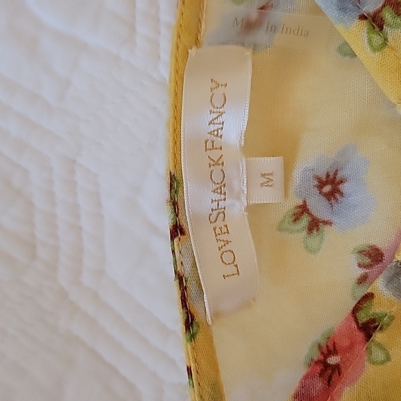 Loveshackfancy Yellow phyllis dress size medium - Picture 9 of 10